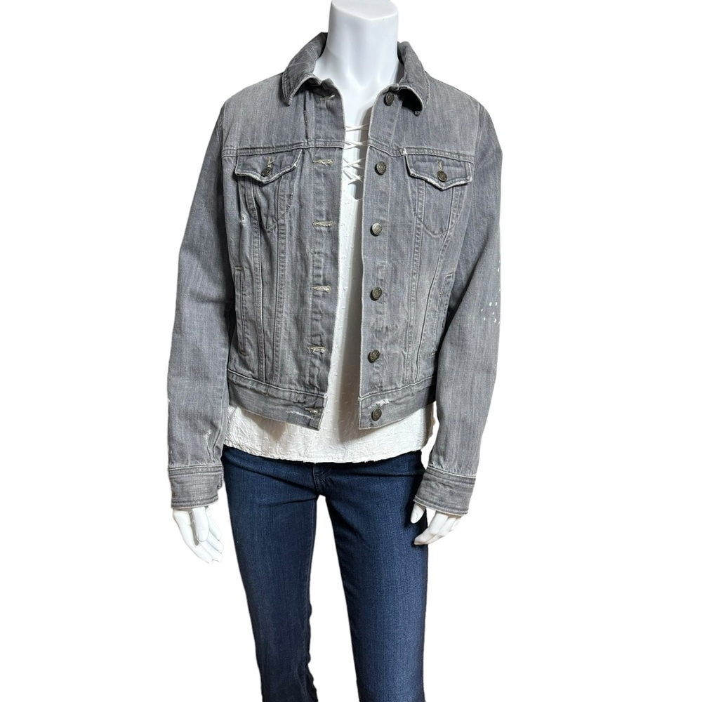 Distressed Denim Jacket